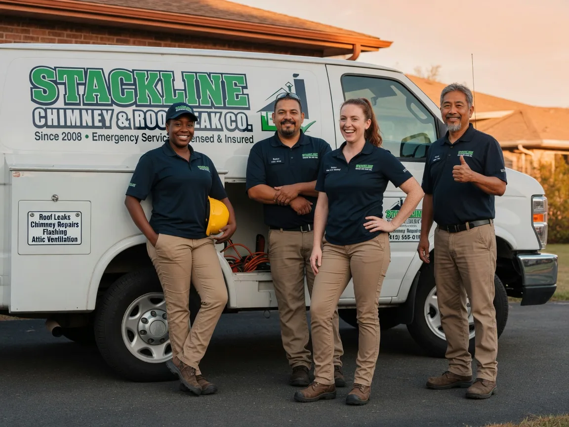 Chimney flashing repair company in Lone Star, TX